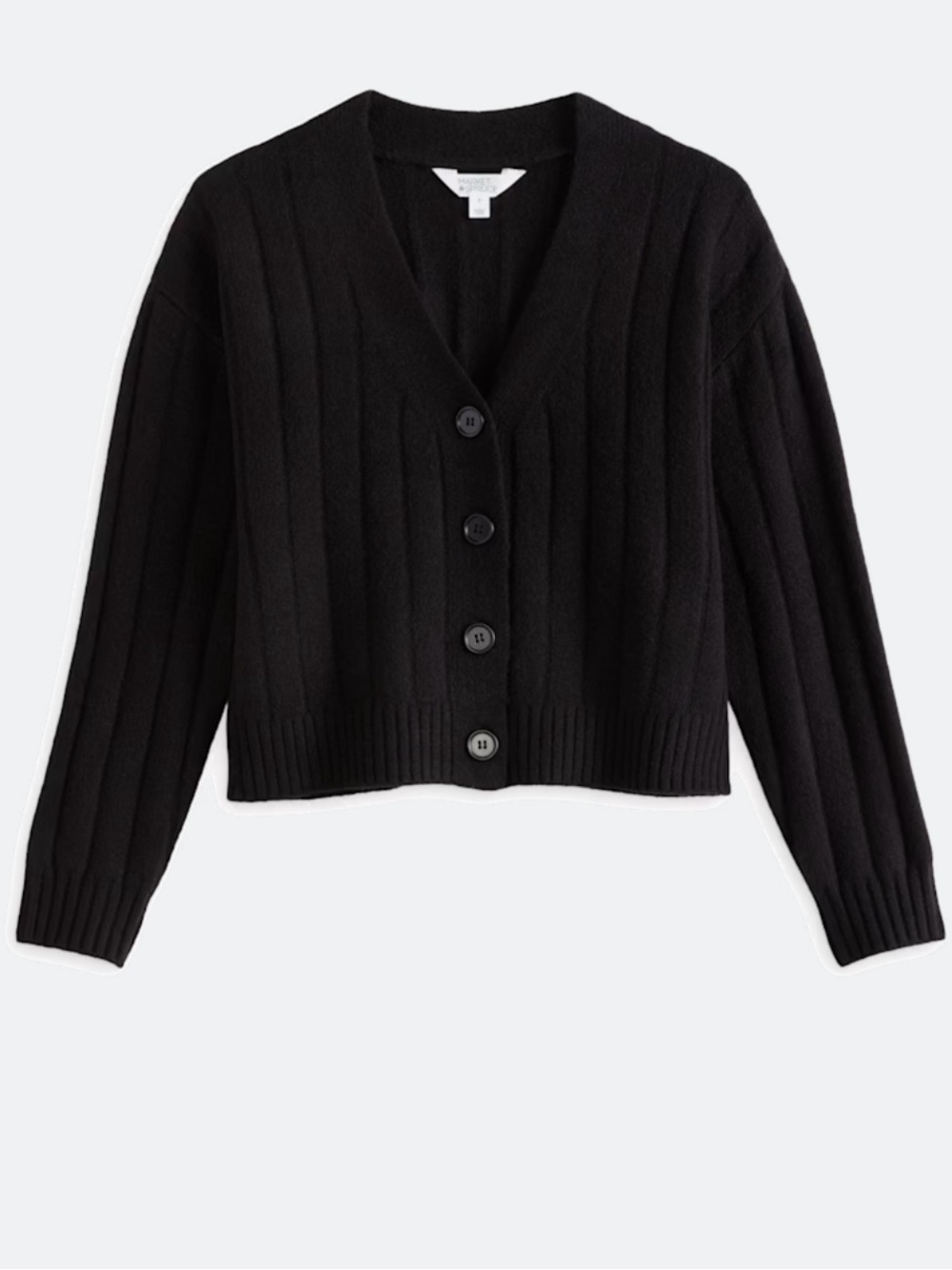Market & Spruce - Charlie Wide Rib Cropped Sweater